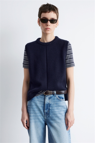 Вязаный свитер-жилет 1283911002