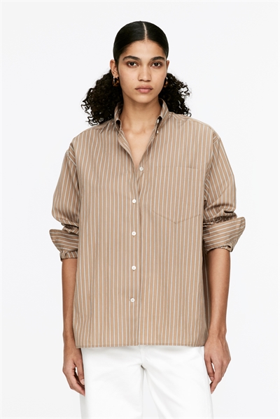 Рубашка из хлопка и шелка 1298358001