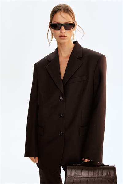 Пиджак оверсайз из шерстяного бленда 1301302001