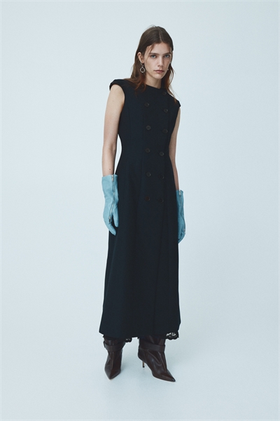 Платье-блейзер из шерстяного бленда 1302145001