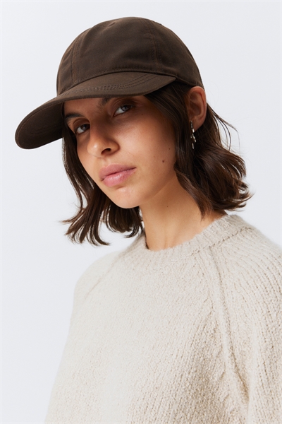 Бейсболка из вощеного хлопка 1303193001