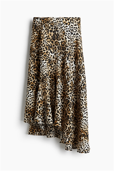 Асимметричная юбка-миди 1268624002