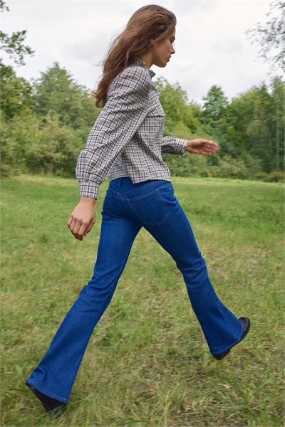 Расклешенные низкие джинсы 1302249002