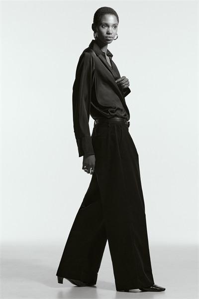 Широкие вельветовые брюки 1302452001