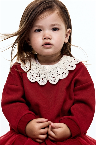 Толстовка с воротником 1308109003