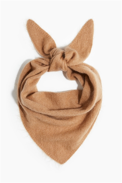 Шарф-треугольник из мохеровой смеси 1313731003