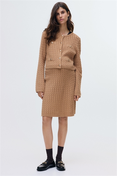 Трикотажный комплект MAMA юбка и кардиган 1293921001