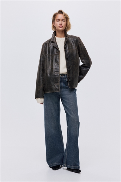 Широкие высокие джинсы 1315400003