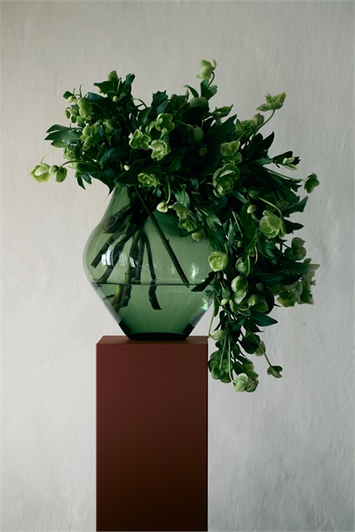 Большая асимметричная стеклянная ваза 1299519001