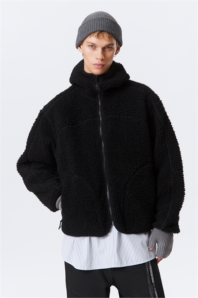 Ворсовая куртка с капюшоном 1303043001