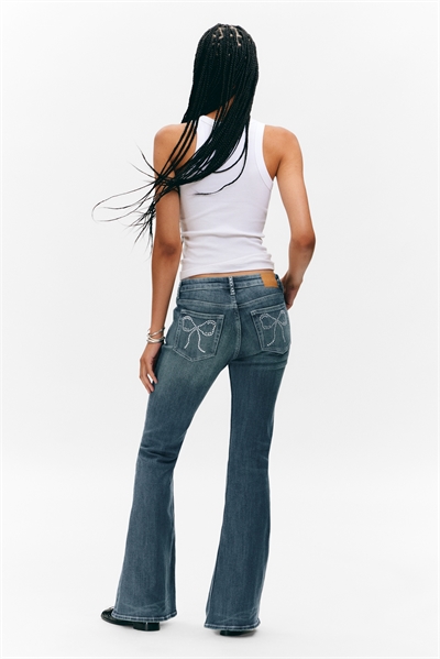 Джинсы Katsumi Embellished Low Rise Slim Flared Leg 1300418001