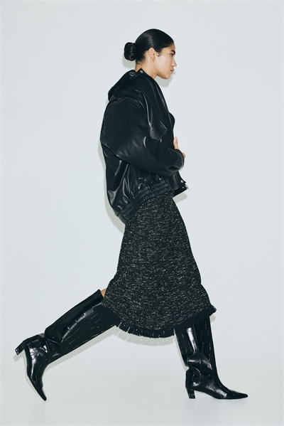 Юбка-карандаш из букли 1304250001