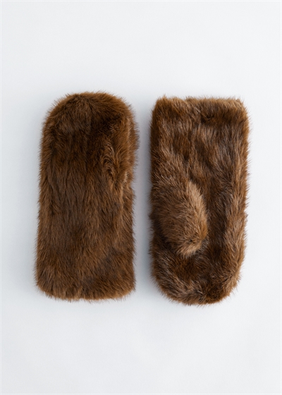 Варежки из искусственного меха 1289727001