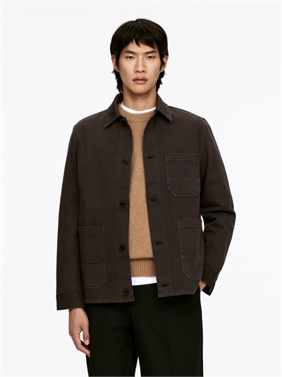 Куртка-рубашка из твила 0990934027