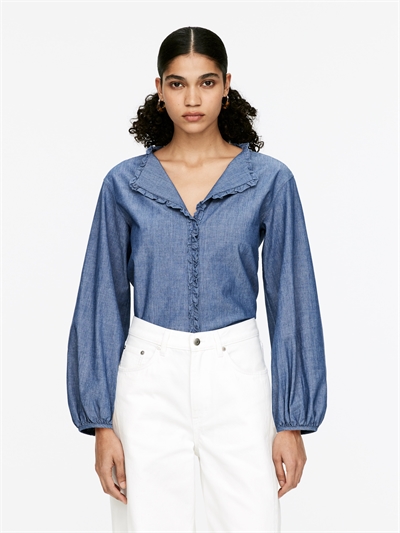 Блузка с оборками 1308229001