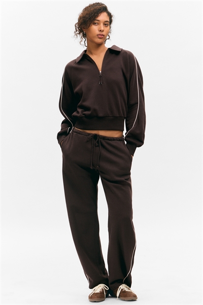 Треники с низкой посадкой и бочкообразными штанинами 1305889002