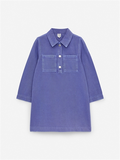 Джинсовое платье-рубашка 1259682001