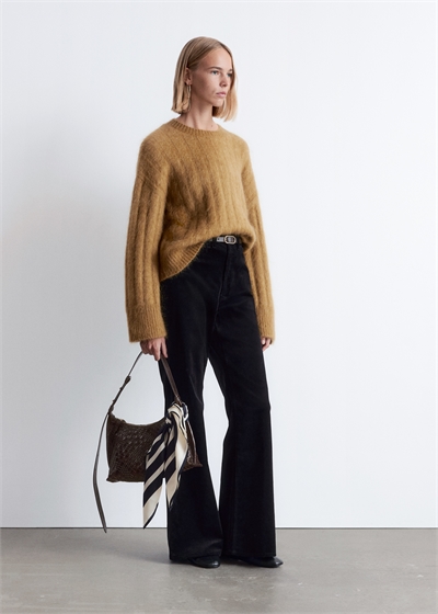 Расклешенные вельветовые брюки 1288390001