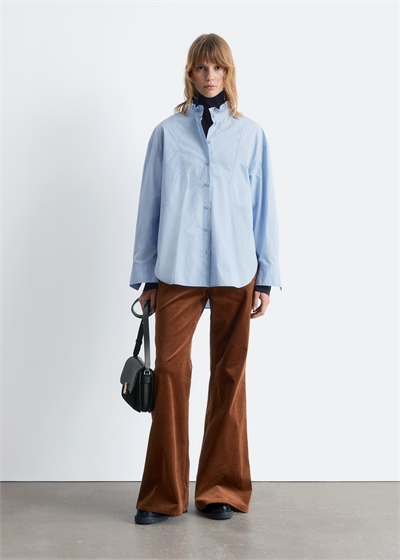 Расклешенные вельветовые брюки 1288390002