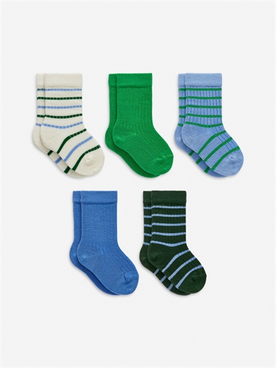 Детские носки с ребристой вязкой, 5 пар 1011050022
