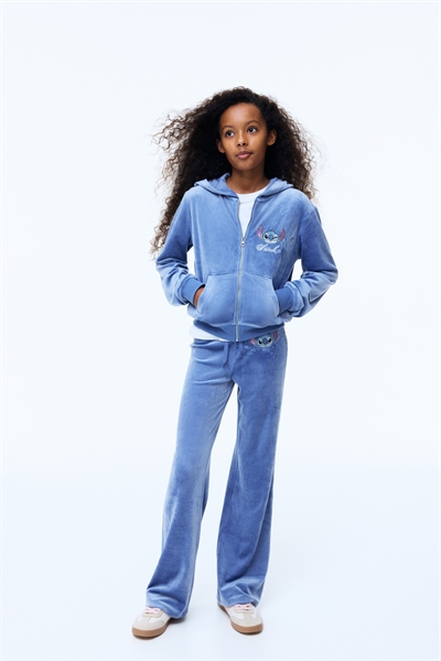 Спортивный костюм велюровый с узором, комплект 1300414005