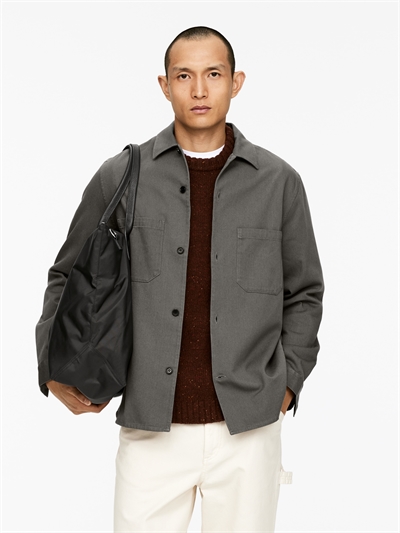 Куртка-рубашка из хлопкового твила 1267408006