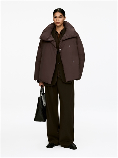 Пуховик с высоким воротником Upcycled Down 1238490005