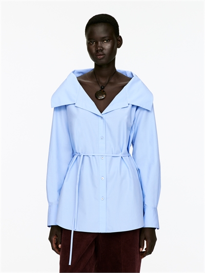 Блузка с широким воротником 1260808002