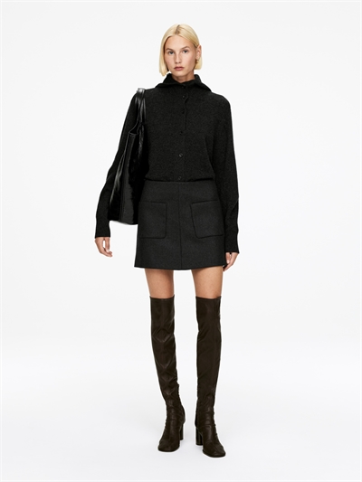 Мини-юбка из шерстяного бленда 1297952002