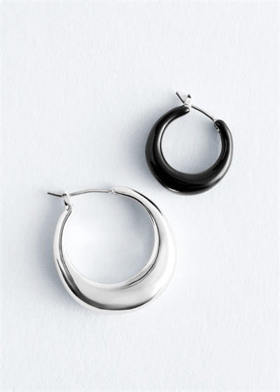 Комплект серег-обручей 1308752002