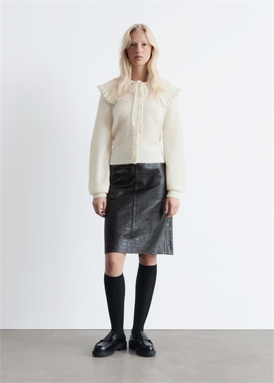 Кардиган из смеси альпаки и мериносовой шерсти 1289266004