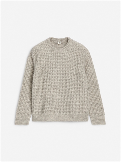 Расслабленный джемпер из шерсти альпака 1257568001