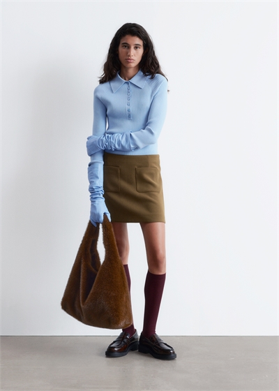 Мини-юбка A-line 1273366003