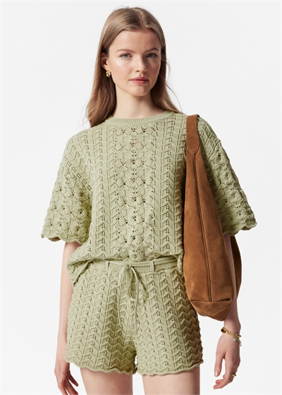 Трикотажная футболка с пуантелью 1277522001