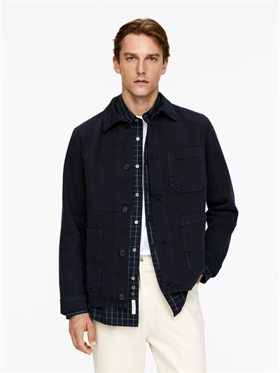 Куртка-рубашка из твила 0990934010