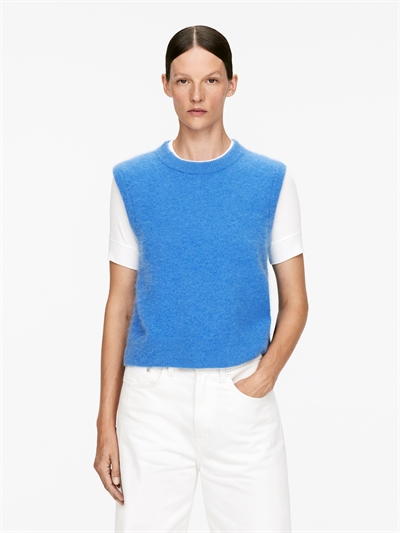 Жилет из смеси альпаки и шерсти 1248576009