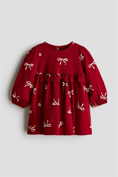 Платье из хлопка с принтом 1307236005