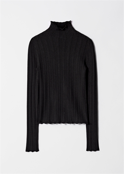 Топ с водолазкой из пуантелье 1258753001