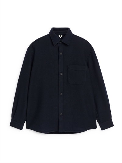 Рубашка из шерстяного бленда 1248041001