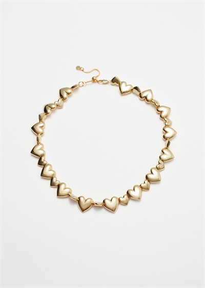 Короткое ожерелье из сердец 1250652001