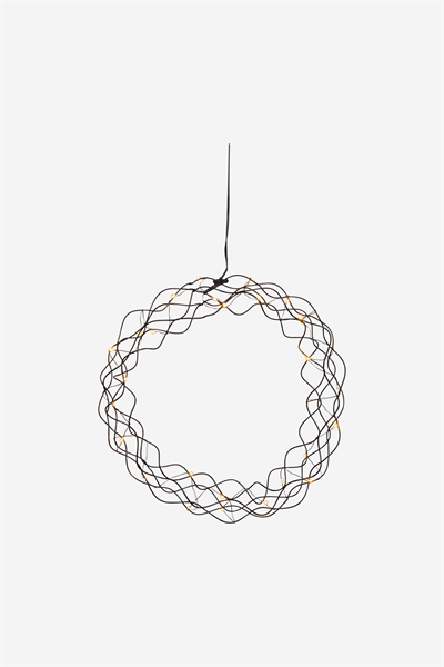 Вьющийся черный венок 1230050001