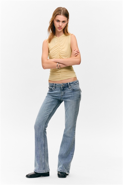 Джинсы с низкой посадкой и расклешенными штанинами 1307901001