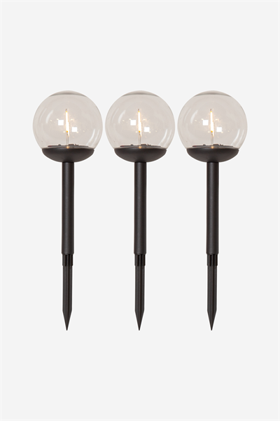 Светильник на солнечных батареях "Глобус", 3 шт. 1230192001