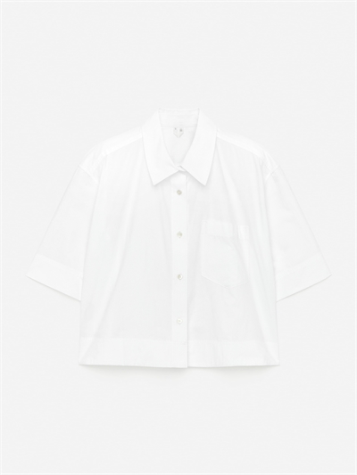 Хлопковая рубашка с короткими рукавами 1223611001