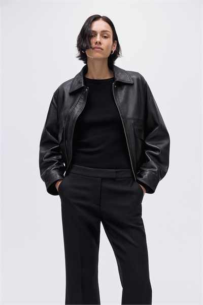 Расклешенные брюки из шерстяной смеси 1302425001