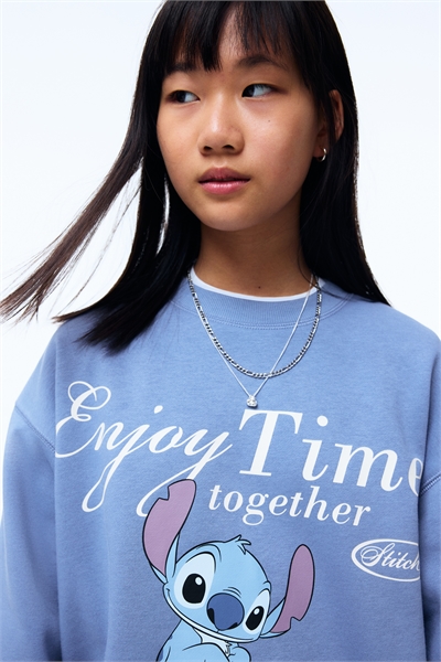 Толстовка оверсайз с принтом и мотивом 1305494007