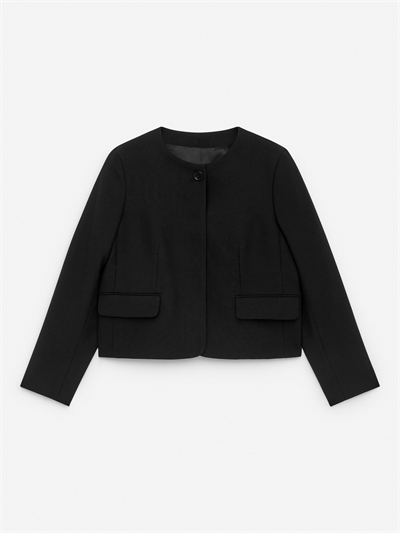 Пиджак без воротника 1268332001