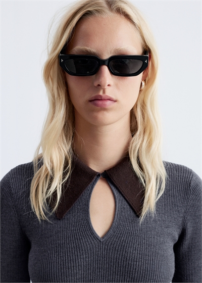 Топ с воротником "замочек 1259895005