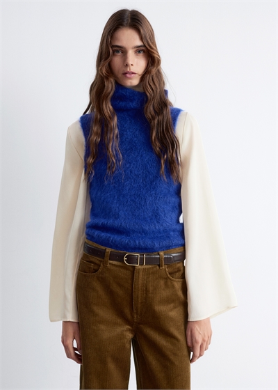 Майка из мохера с начесом 1247823002