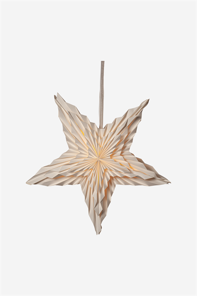 Бумажная звезда белая 70 см 1230155001